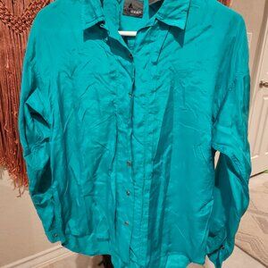 Vintage Liz Wear Silk Blouse